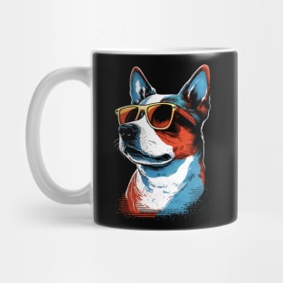 Funny Cool Dog Wearing Sunglasses Mug